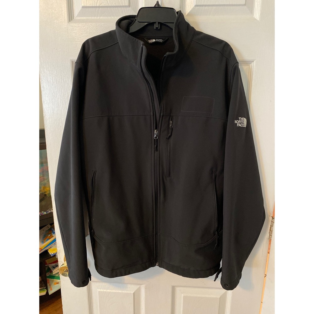 The North Face Mens Apex Bionic Softshell Jacket Black XL Full Zip Windproof